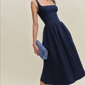 “💖Sale” Reformation Janu Linen Dress - Danube